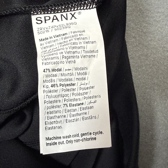 Spanx Wide Leg Pants Womens S (28x28) Lounge Relax Yoga Modal Stretch Black - Picture 3 of 9